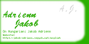 adrienn jakob business card